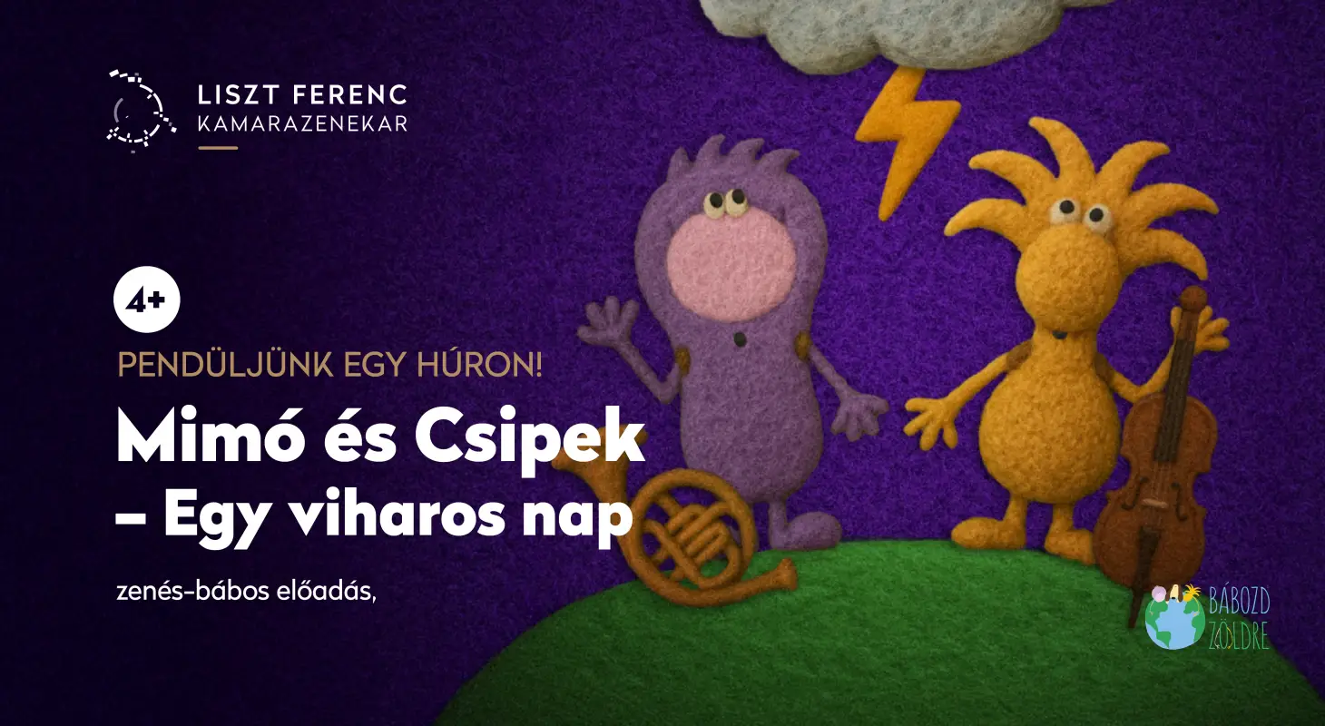 Új időpontok! Mimó és Csipek- Egy viharos nap